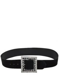 Alessandra Rich Crystal Embellished Belt at Luisaviaroma